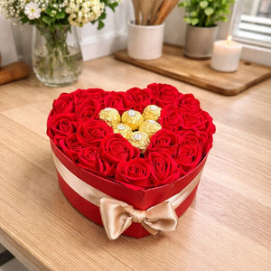 Ferrero Heart Rose Box
